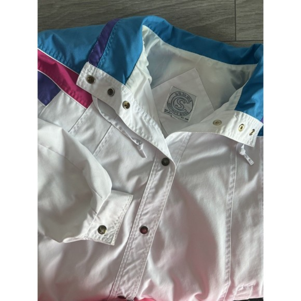 Vintage Be In The‎ Current Seen Windbreaker Jacket Retro 80s 90s Women Medium